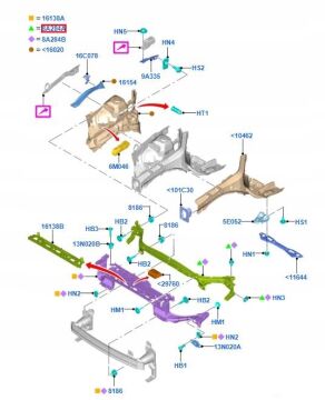 Ford Mondeo Ön Panel  Üst / 2013 -