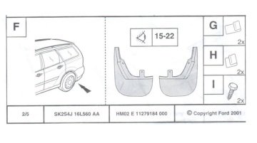 Ford Focus Arka Paçalık Tozluk Takımı Otosan 1998-2005 Hatchback