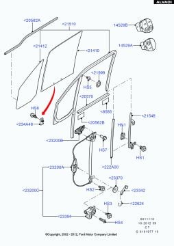 Ford Connect Ön Cam Dış Sıyırıcı Fitili Sağ 2002-2013 5194021