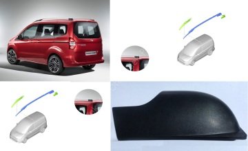 Ford Courıer Tavan Çıta Başlık Plastiği Arka Sol 2014-2023