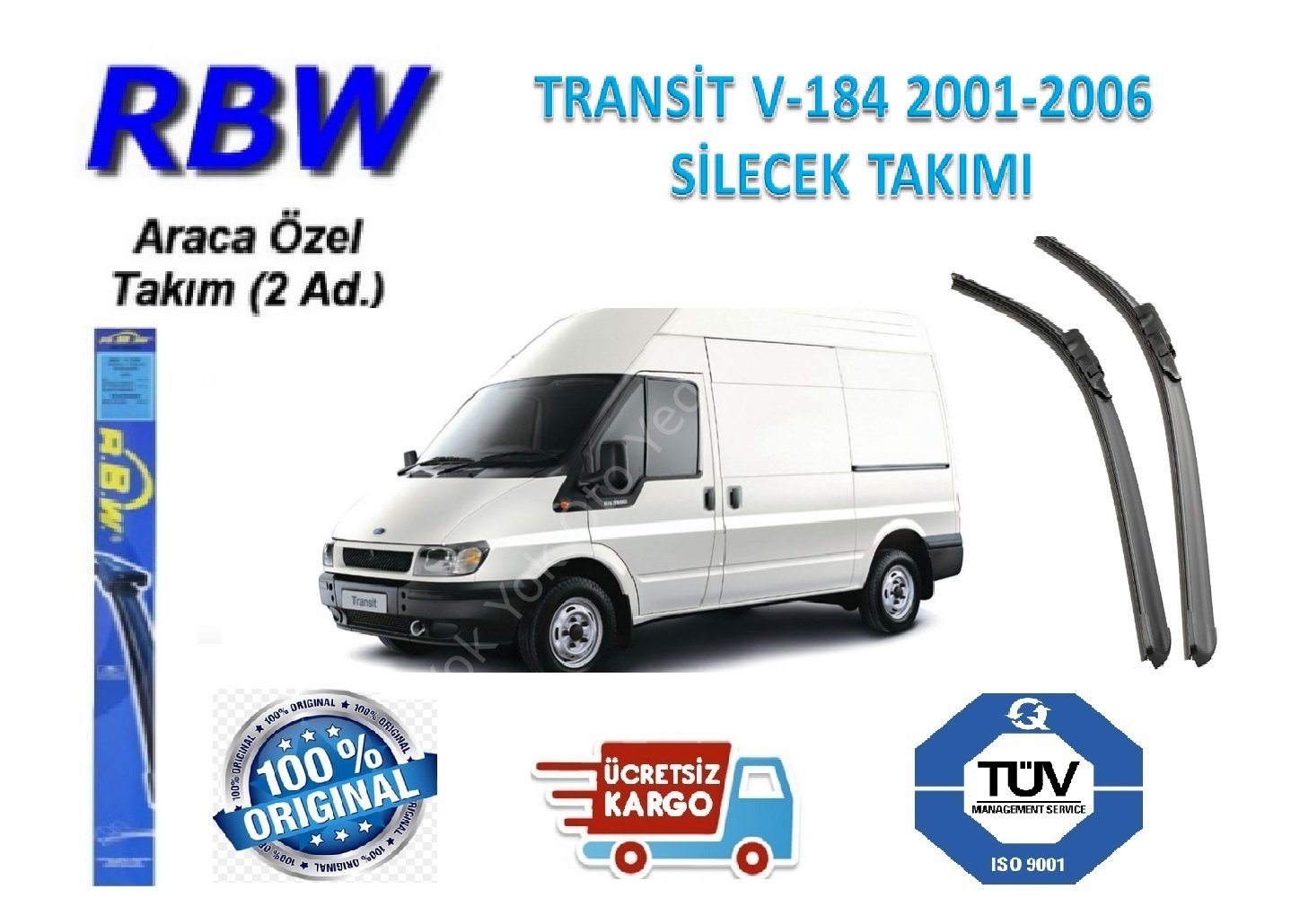 Transit V-184 Silecek Süpürge Takımı Rbw 2001-2006