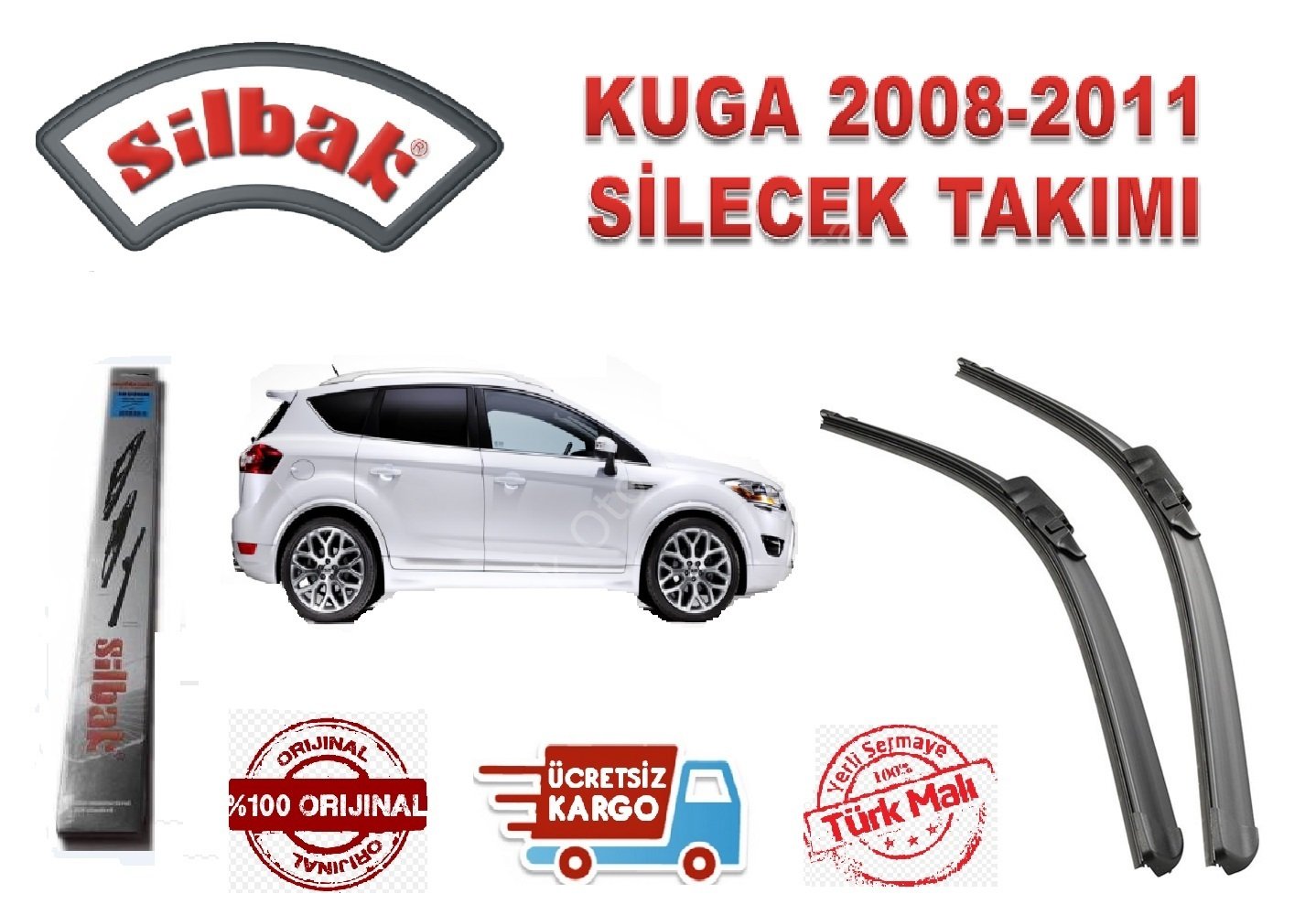 Kuga Silecek Süpürge Takımı Silbak 2008-2011