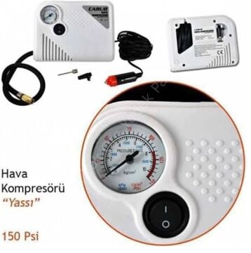 Carub Hava Kompresörü 12 V (Lastik Şişirme)