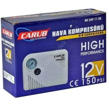 Carub Hava Kompresörü 12 V (Lastik Şişirme)