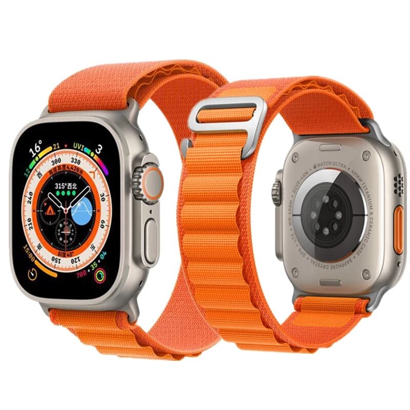 Watch 8 Ultra Smartwatch Akıllı Saat 3 tuş aktif, Çift Kordonlu Türkçe Menü