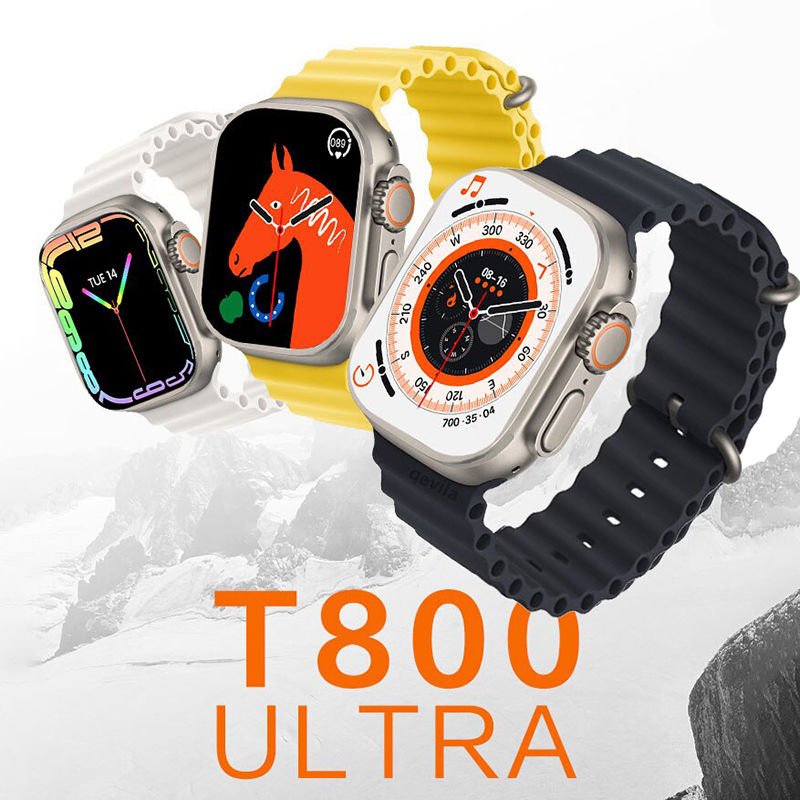 Watch 8 Ultra Series T800 Ultra 45mm Tam Ekran BT Çağrı Özellikli Akıllı Saat