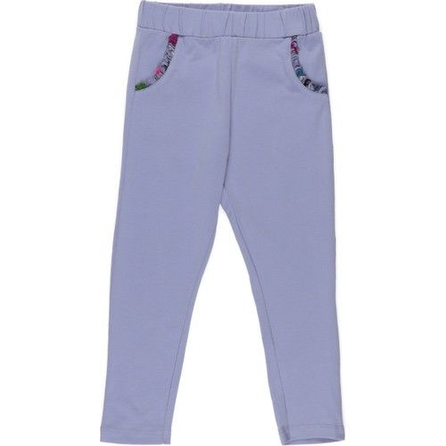 Girl's Pocket Frill Detailed Leggings