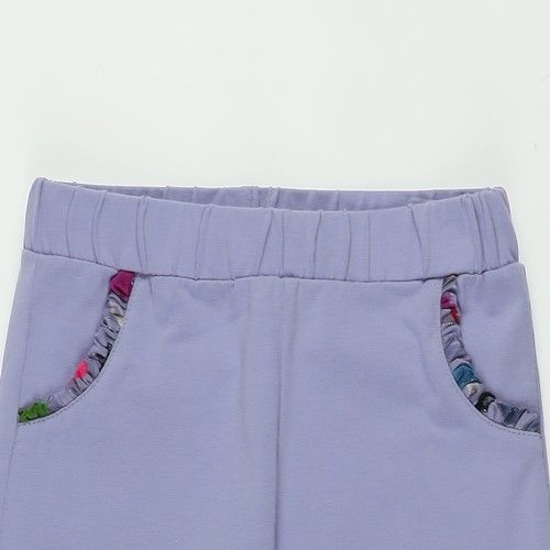 Girl's Pocket Frill Detailed Leggings
