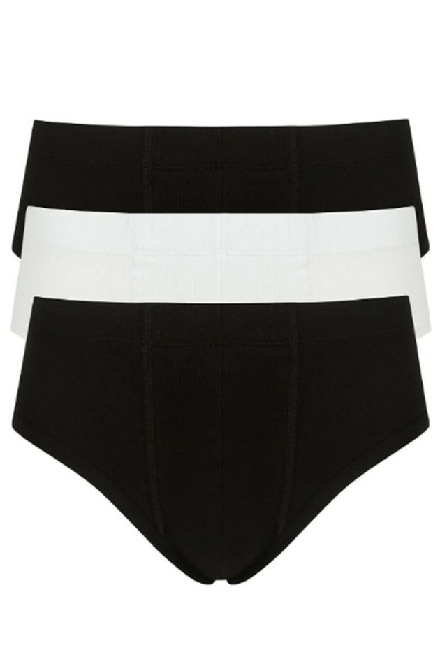 Basic 3-Piece Men's Slip Briefs