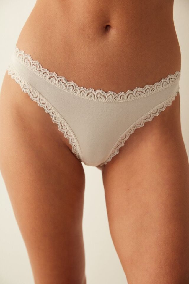 Beige Lounge Slip Panties