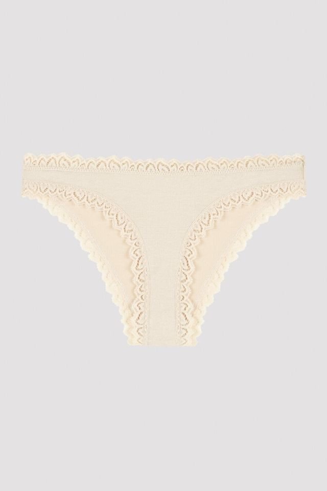 Beige Lounge Slip Panties