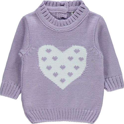 Baby Girl Knitwear Sweater 6-18 Months Lilac