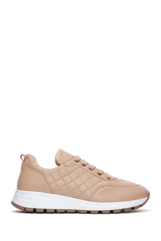Women's Leather Quilted Sneaker