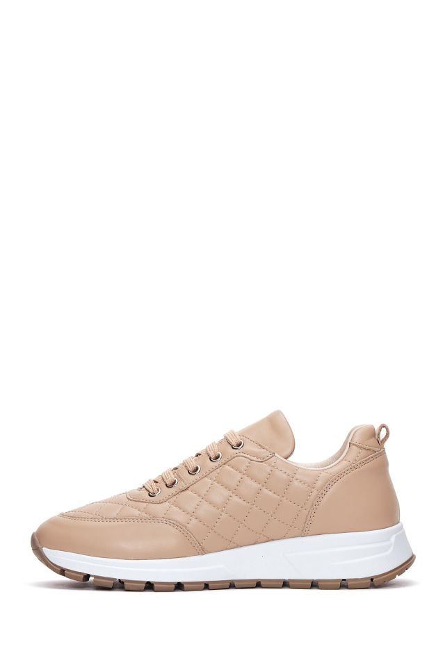 Women's Leather Quilted Sneaker