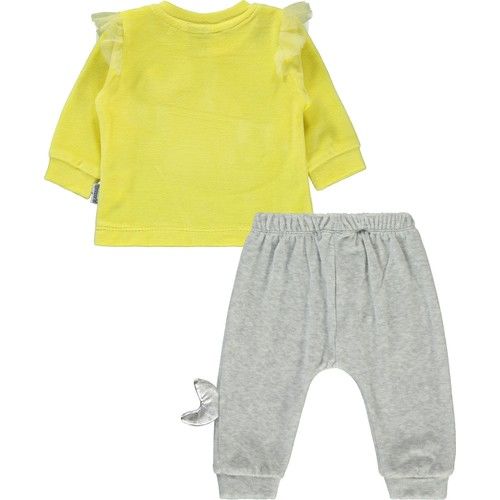 Miniworld Baby Girl Suit 3-12 Months Yellow