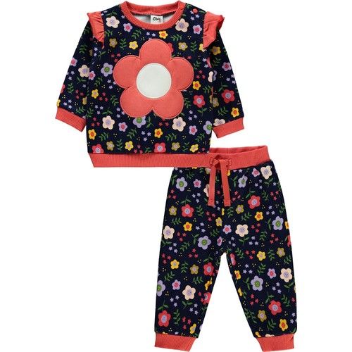 Baby Girl Suit 6-18 Months Navy Blue