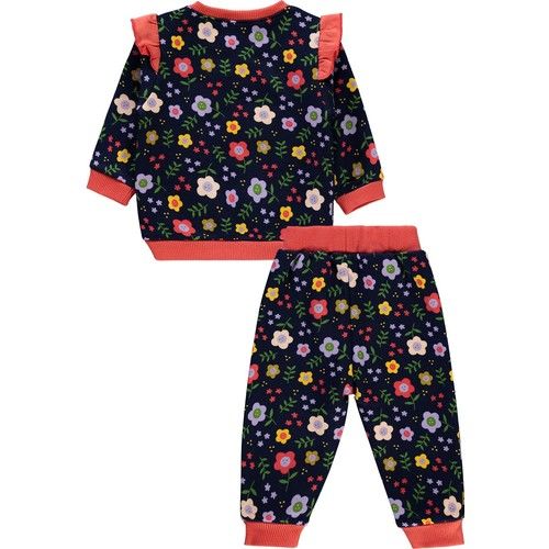 Baby Girl Suit 6-18 Months Navy Blue