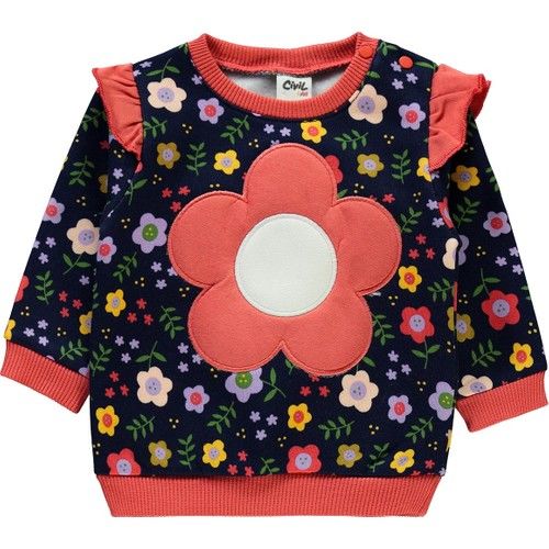 Baby Girl Suit 6-18 Months Navy Blue