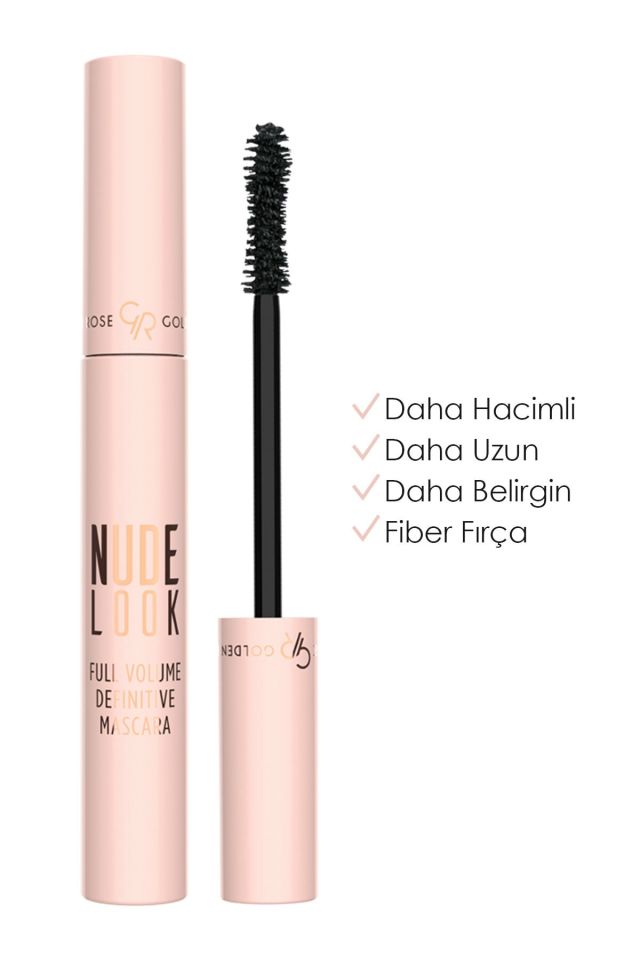 Black Mascara - Nude Look Full Volume Definitive Mascara