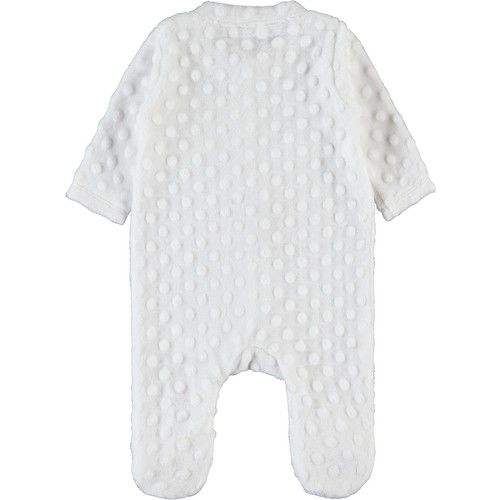 Baby Girl Booties Jumpsuit 1-6 Months Ecru