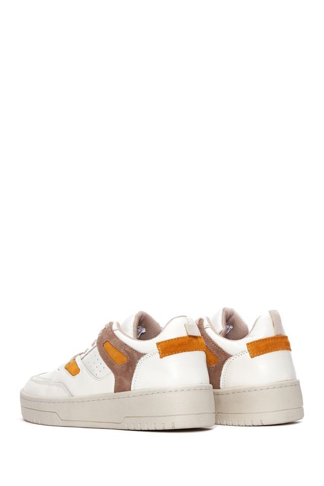 Women's Suede Detailed Leather Sneaker