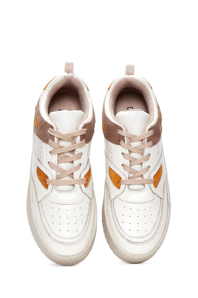 Women's Suede Detailed Leather Sneaker