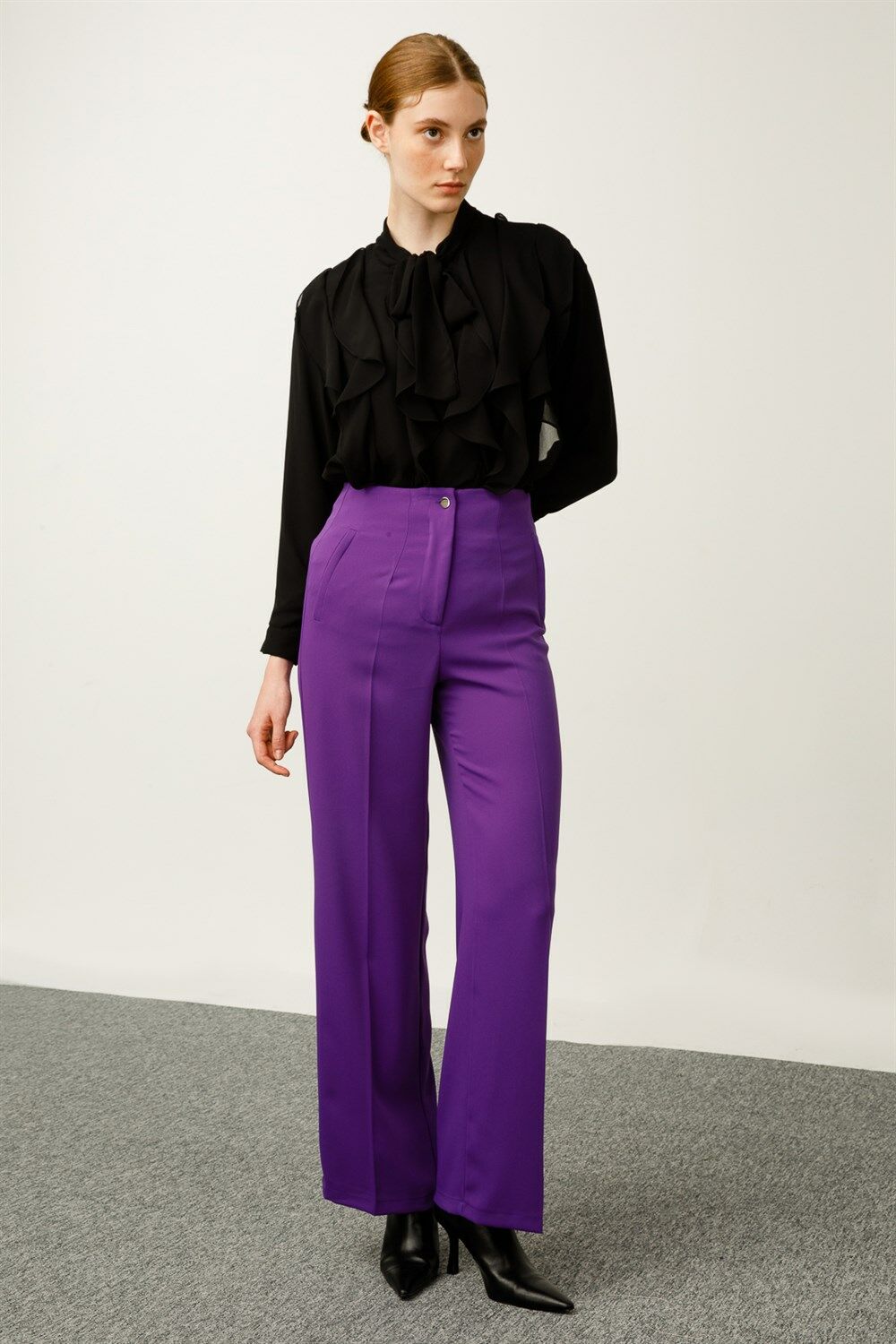 Ghisa Palazzo Pants PURPLE