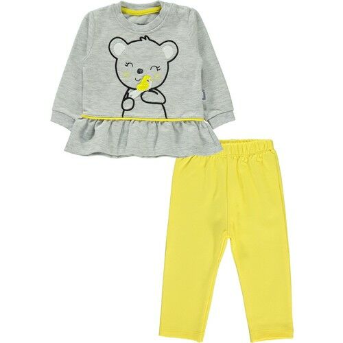 Miniworld Baby Girl Set 6-18 Months Yellow