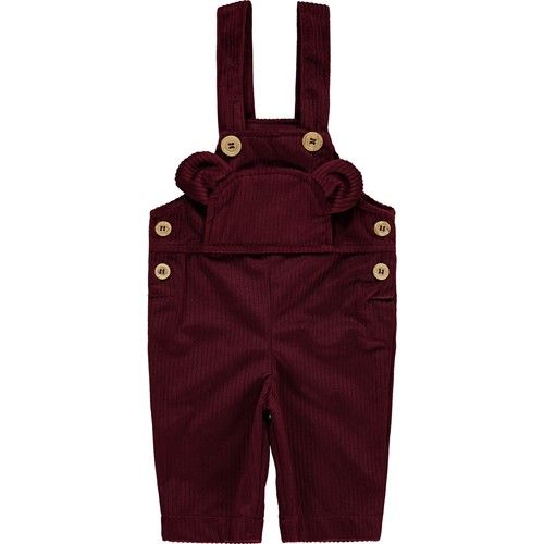 Baby Girl Salopette 6-18 Months Claret Red