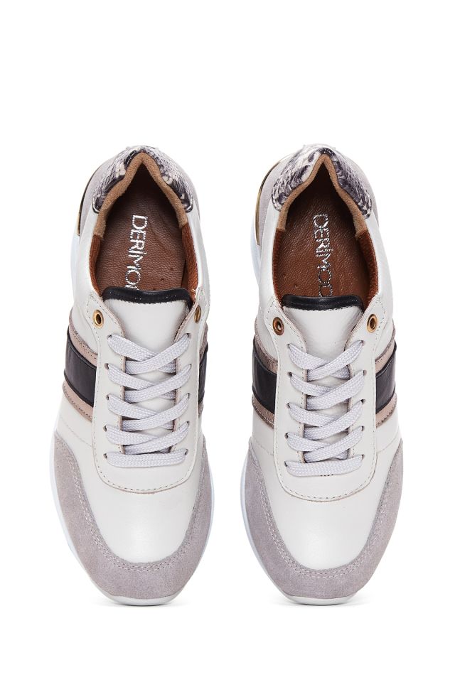Kadın Deri Yüksek Taban Sneaker