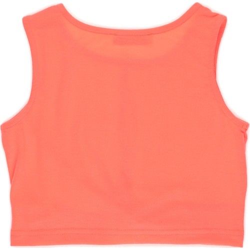 Girl's Waist Cross Band Detailed Crop Tank Top