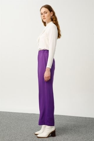 Ghisa Flared Trousers PURPLE