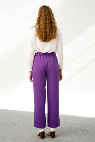 Ghisa Flared Trousers PURPLE