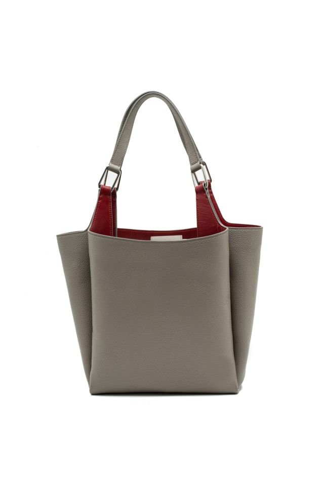 Zinnia Anthracite Women's Leather Shoulder Bag