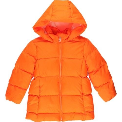 Kız Çocuk Neon Kapitone Mont