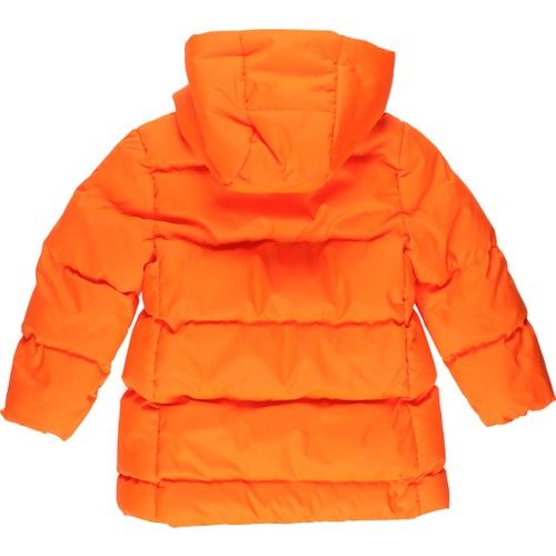 Kız Çocuk Neon Kapitone Mont