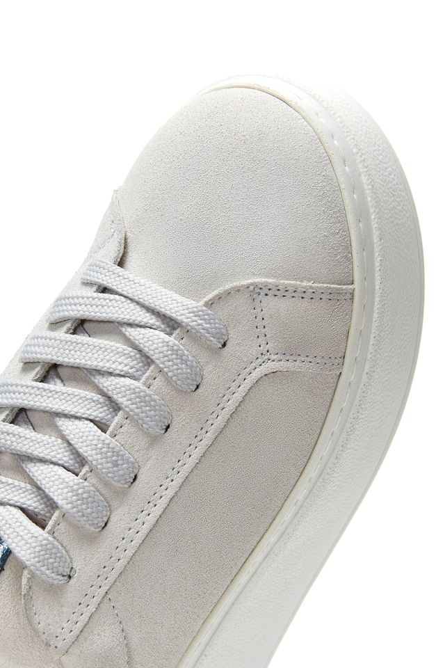 Women's Leather Suede High Sole Sneaker