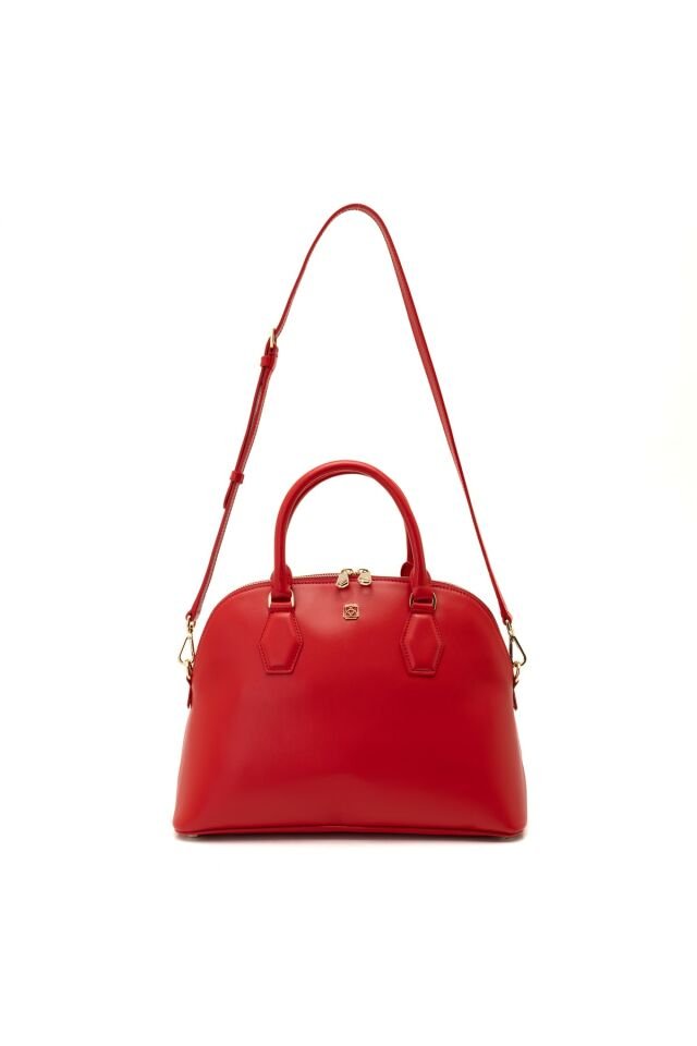 Darell Red Women's Leather Handbag