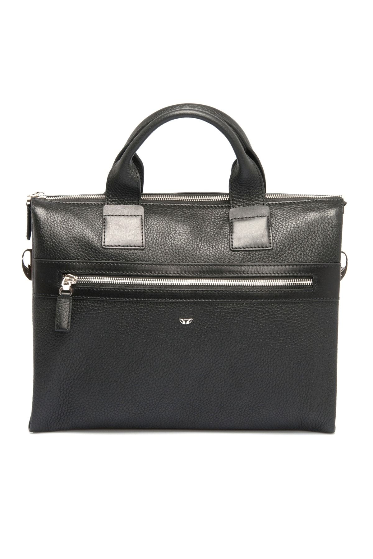 Leather Men's Briefcase/black