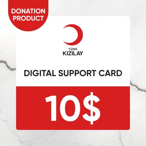 TURKISH RED CRESCENT - DIGITAL DONATION CARD-10$