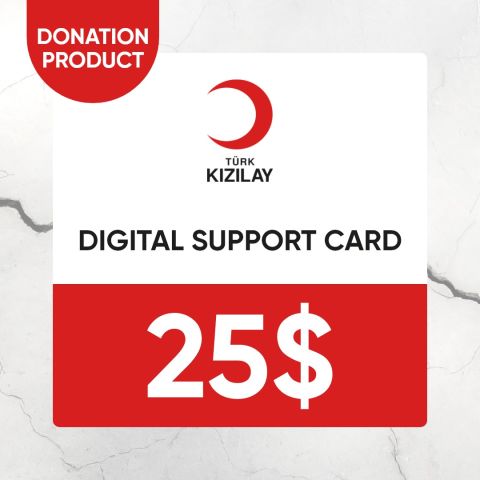 TURKISH RED CRESCENT - DIGITAL DONATION CARD-25$