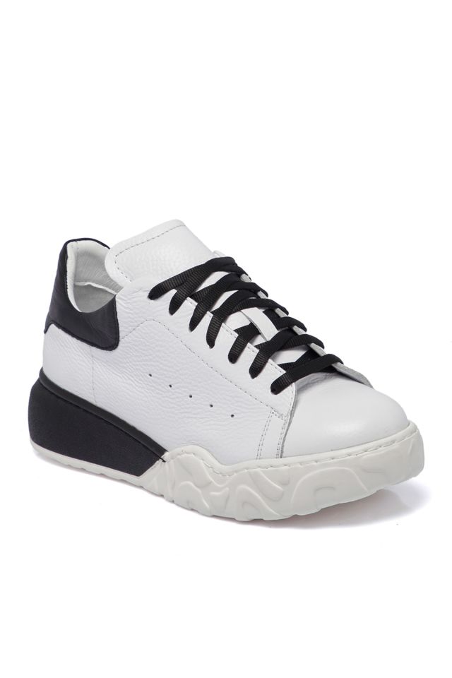 White Leather Women's Shoes