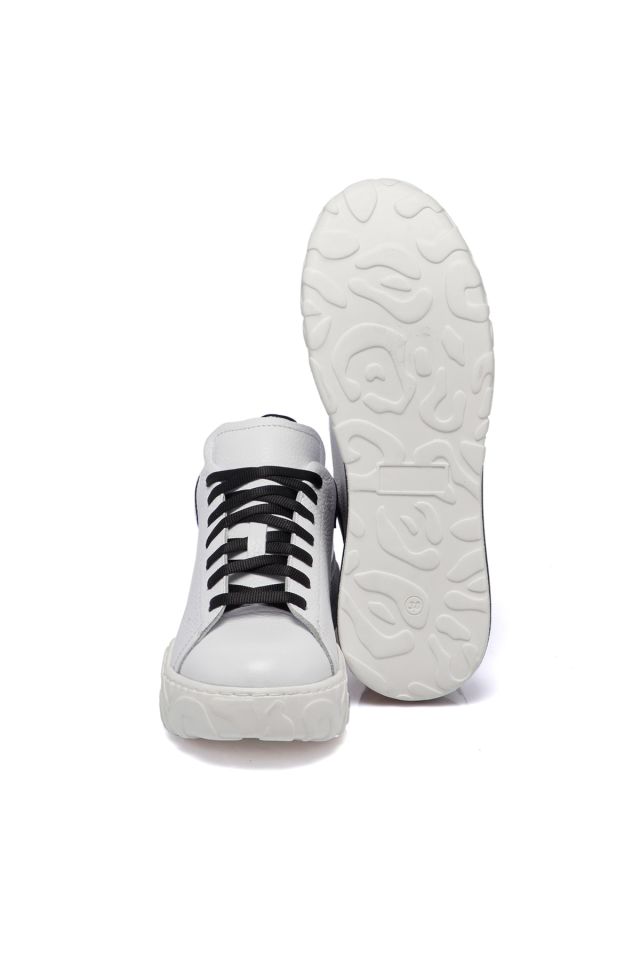 White Leather Women's Shoes