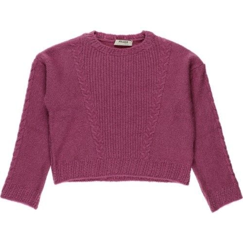 Girl Knitted Detailed Long Sleeve Knitwear Sweater
