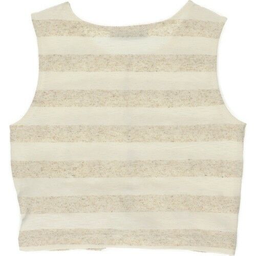 Girl's Waist Cross Band Detailed Crop Tank Top