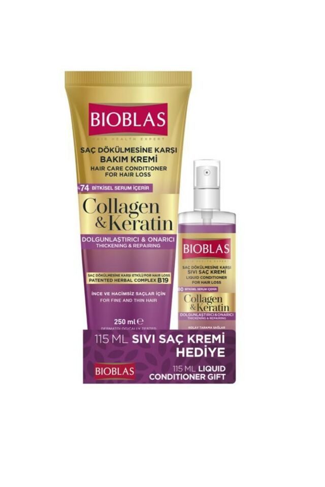 Anti-Hair Loss Cream 250ml Collagen&keratin 115ml Liquid Conditioner Gift!!!