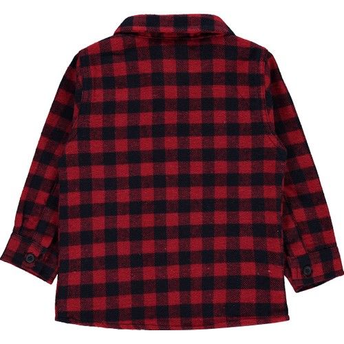 Baby Boy Shirt 6-18 Months Claret Red