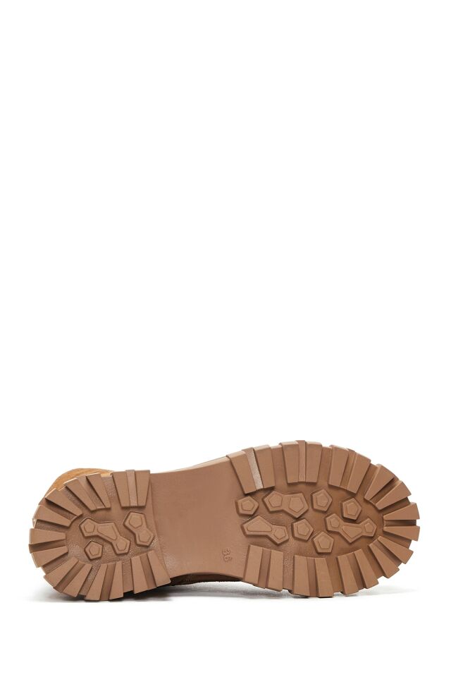 Women's Zippered Suede Leather Boots