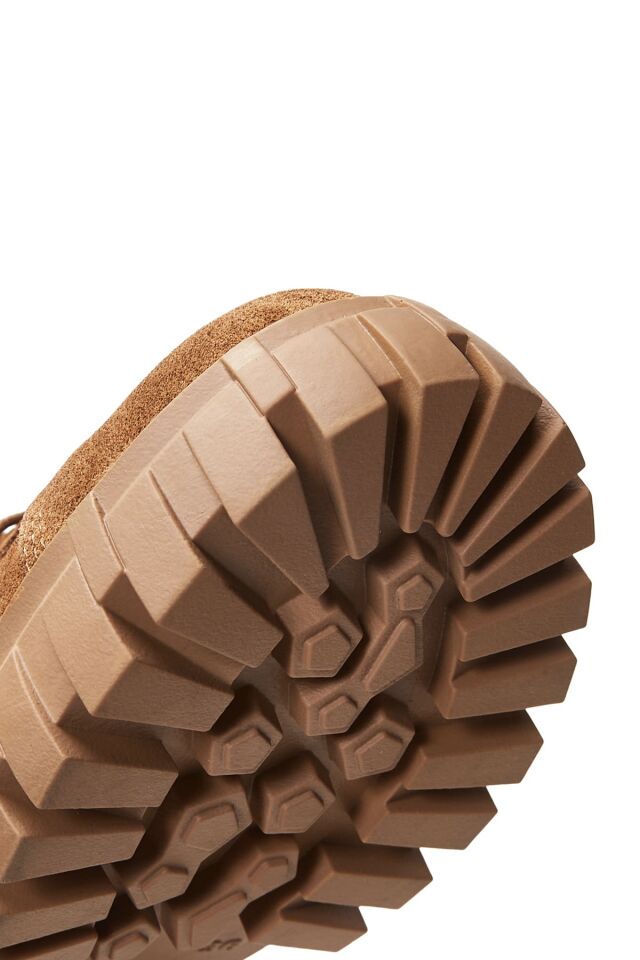Women's Zippered Suede Leather Boots