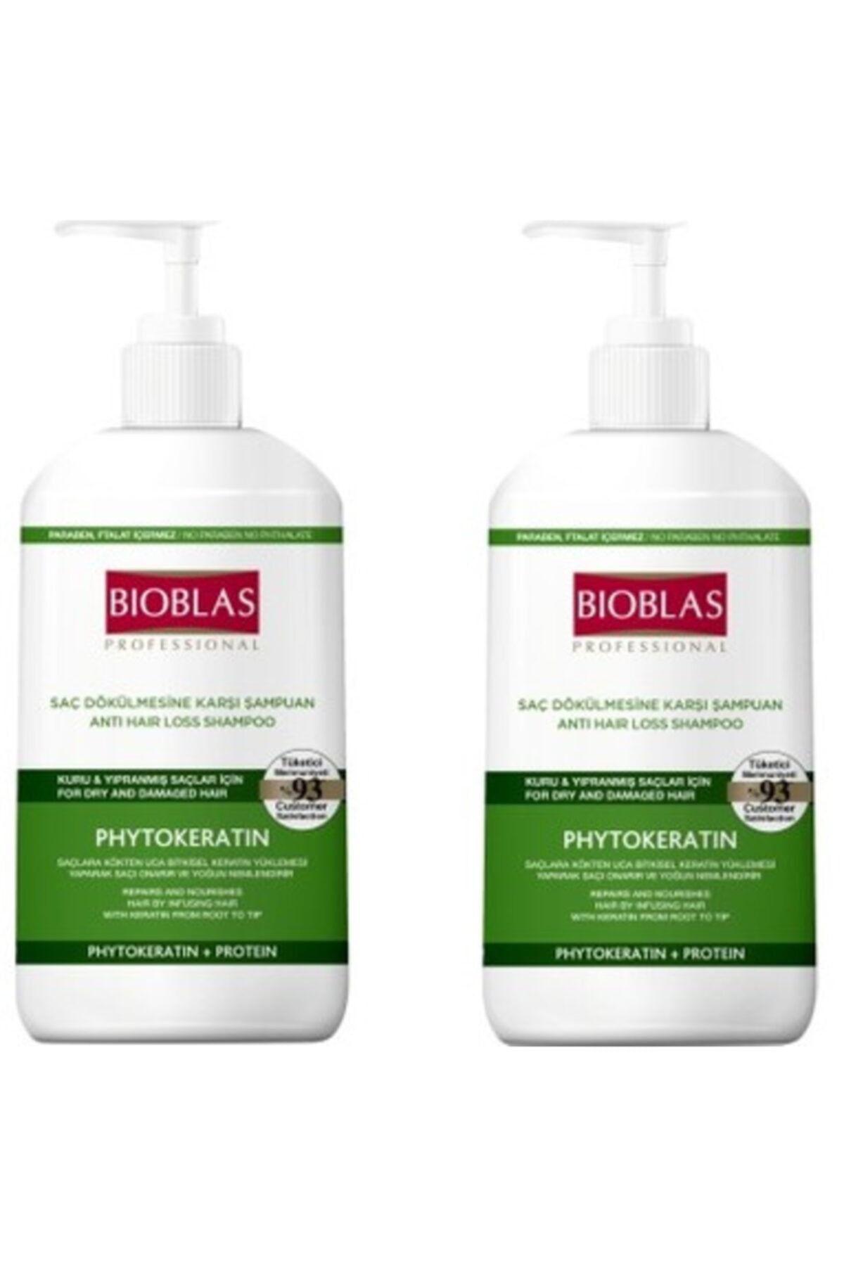 Pytokeratin Kuru Ve Yıpranmış Saçlar İçin Şampuan 1000 Ml X 2 Adet